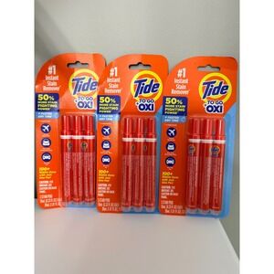 Tide To Go Oxi Stain Remover Pens 9 Count Total Travel Size Red NWT‎